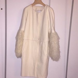 Adam Phillip shearling coat